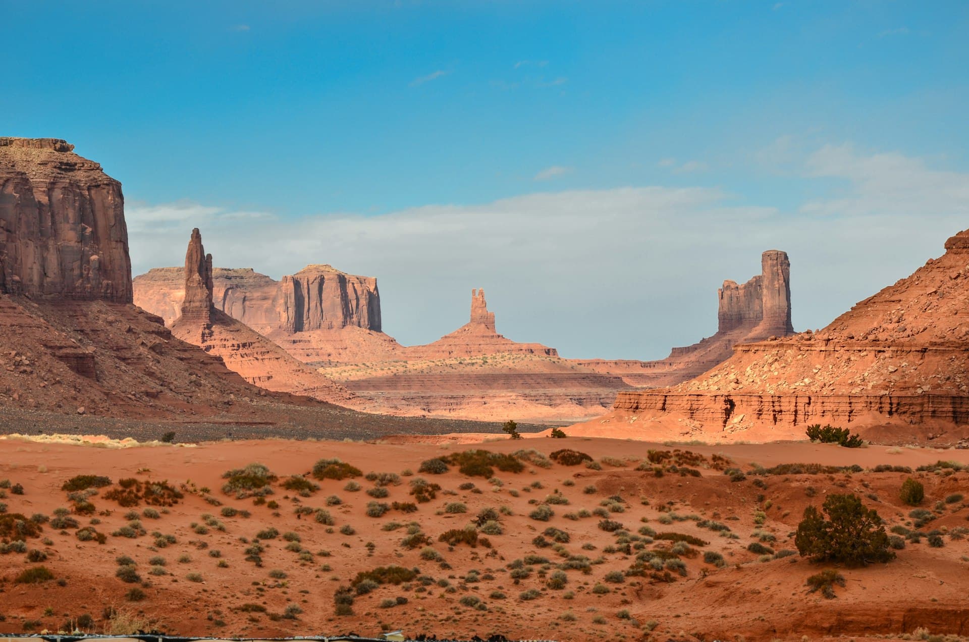 Desert dunes at golden hour